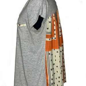 Anthropologie 1.9 pleat back Top Sz Large